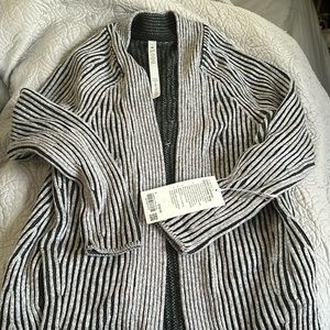 Lululemon Cotton-Cashmere Blend Sweater Wrap